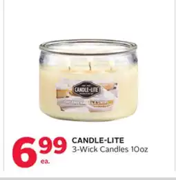 Rexall CANDLE-LITE 3-Wick Candles offer