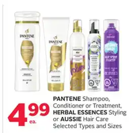 Rexall PANTENE Shampoo, Conditioner or Treatment, HERBAL ESSENCES Styling or AUSSIE Hair Care offer