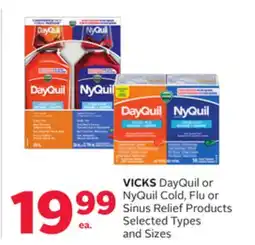 Rexall VICKS DayQuil or NyQuil Cold, Flu or Sinus Relief Products offer