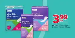 Rexall OPTION + Pads or Liners offer