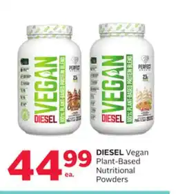 Rexall DIESEL Vegan Plant-Based Nutritional Powders offer