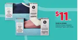 Rexall ROSE & ROBIN Memory Foam Slippers offer