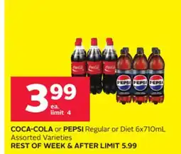 Rexall COCA-COLA or PEPSI Regular or Diet offer