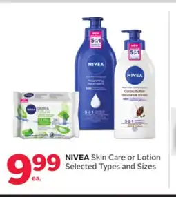 Rexall NIVEA Skin Care or Lotion offer