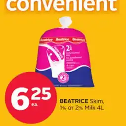 Rexall BEATRICE Skim, 1% or 2% Milk offer