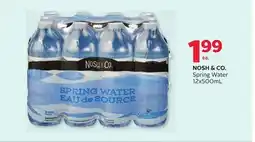 Rexall NOSH & CO. Spring Water offer