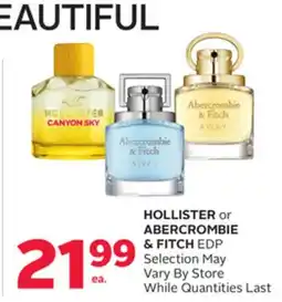 Rexall HOLLISTER or ABERCROMBIE & FITCH EDP offer