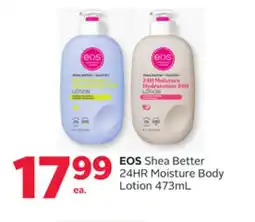 Rexall EOS Shea Better 24HR Moisture Body Lotion offer