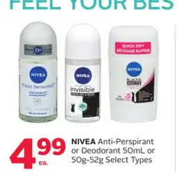 Rexall NIVEA Anti-Perspirant or Deodorant offer