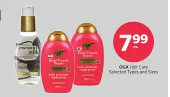 Rexall OGX Hair Care offer
