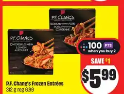 Chalo FreshCo P. F. Chang's Frozen Entrées 312 g offer