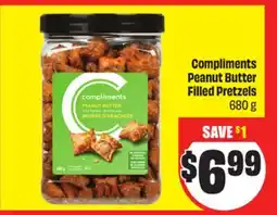 Chalo FreshCo Compliments Peanut Butter Filled Pretzels 680 g offer