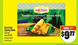 FreshCo Kim Phat Spring Rolls 2.8 kg offer