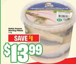 FreshCo Baltic Frozen Herring Fillets 1 kg offer