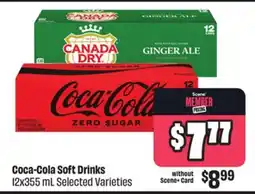 FreshCo Coca-Cola Soft Drinks 12x355 mL Selected Varieties offer