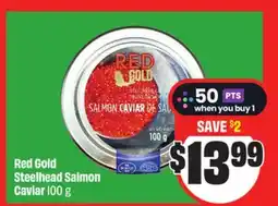 FreshCo Red Gold Steelhead Salmon Caviar 100 g offer