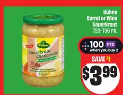 FreshCo Kühne Barrel or Wine Sauerkraut offer