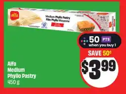 FreshCo Alfa Medium Phyllo Pastry 450 g offer