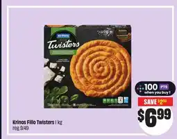 FreshCo Krinos Fillo Twisters 1 kg offer