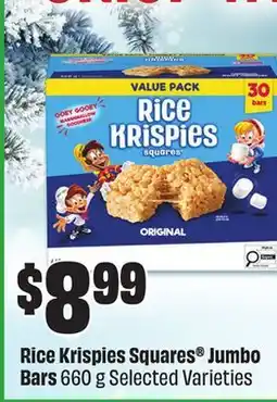 FreshCo Rice Krispies Squares Jumbo Bars 660 g Selected Varieties offer