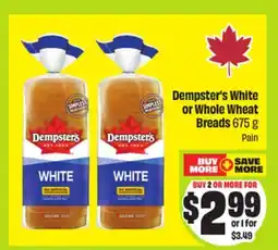 FreshCo Dempster's White or Whole Wheat Breads 675 g offer