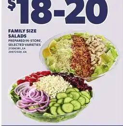 Independent City Market FAMILY SIZE SALADS offer