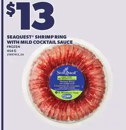 Independent City Market SEAQUEST SHRIMP RING WITH MILD COCKTAIL SAUCE, 454 G offer
