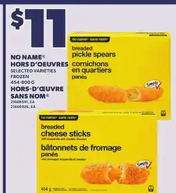 Independent City Market NO NAME HORS D'OEUVRES, 454-800 G offer