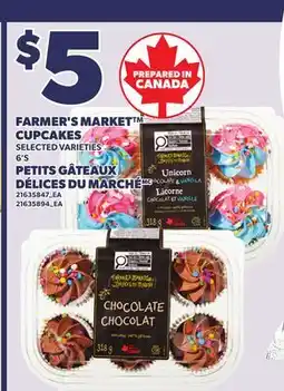Independent City Market FARMER'S MARKET CUPCAKES, 6'S offer