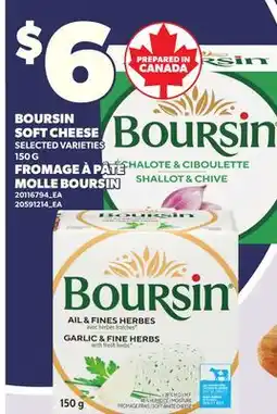 Independent City Market BOURSIN SOFT CHEESE 150 G offer