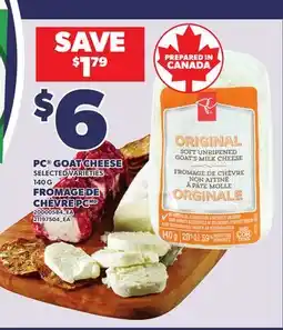Independent City Market PC GOAT CHEESE, 140 G offer