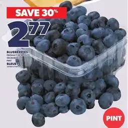 Independent City Market BLUEBERRIES PINT offer