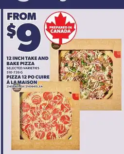Independent City Market 12 INCH TAKE AND BAKE PIZZA 510-739 G offer