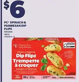 Independent City Market PC SPINACH & PARMESAN DIP FLIPS, 180 G offer