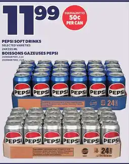 Independent City Market PEPSI SOFT DRINKS, 24X355 ML offer