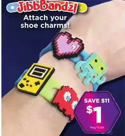 Showcase JibbBandz! Attach your shoe charms offer