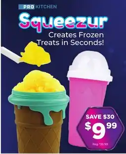 Showcase Squeezur Creates Frozen Treats in Seconds! offer