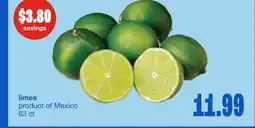 Wholesale Club LIMES, 63 ct offer
