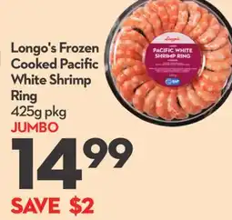 Longo's Longo's Frozen Cooked Pacific White Shrimp Ring offer