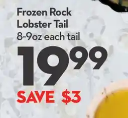 Longo's Frozen Rock Lobster Tail offer