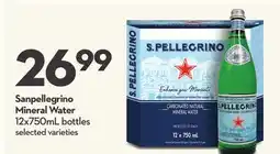 Longo's Sanpellegrino Mineral Water offer