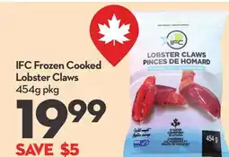 Longo's IFC Frozen Cooked Lobster Claws offer