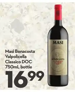 Longo's Masi Bonacosta Valpolicella Classico DOC offer