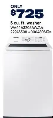RONA SAMSUNG 5 cu. ft. washer offer