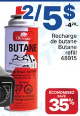 Rossy Butane refill offer