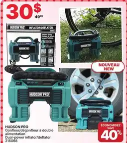 Rossy HUDSPRO - Dual-power inflator/deflator offer