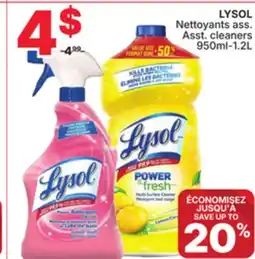 Rossy LYSOL Asst. cleaners offer