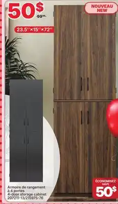 Rossy 4-door storage cabinet offer