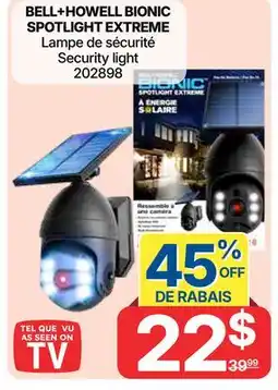 Rossy BELL + HOWELL - Solar powered LED outdoor security flood light offer