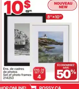 Rossy Set of photo frames offer